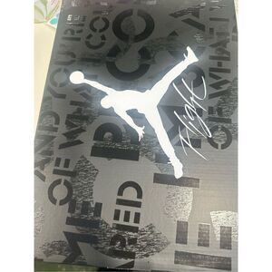 New- Air Jordan 4 Retro Black/White, size 9